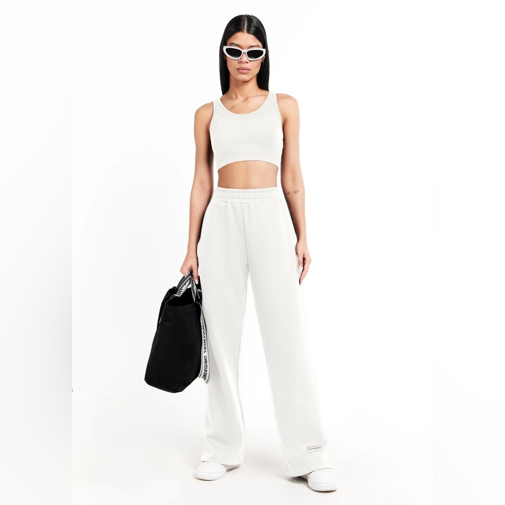 NWT THE GIVING MOVEMENT WIDE 31 INCH ORGANIC COTTON HEAVY BLEND JOGGERS PANTS - Picture 2 of 9